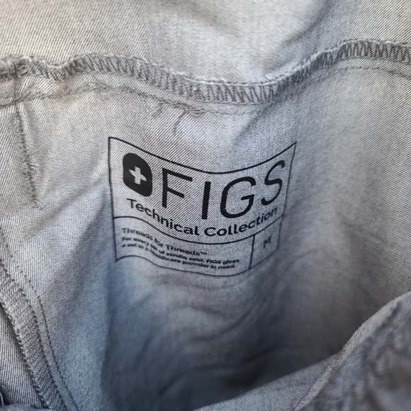 Figs | Men's Tansen Heathered Gray Jogger Scrub Pants Size Medium - Picture 14 of 16